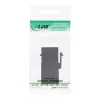 InLine USB 3.1 Snap-In modulis, USB-A moteriška/moteriška, juodas korpusas