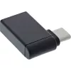 InLine USB 3.2 Gen.2 adapteris, USB-C kištukas į USB-A lizdą, 90° kampu, OTG