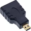 InLine HDMI adapteris HDMI A (motinė) / HDMI D (vyriškas), 4K/60Hz, auksuoti kontaktai