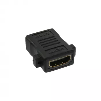 InLine HDMI montavimo adapteris HDMI A lizdas / lizdas, auksuotas, 4K2K