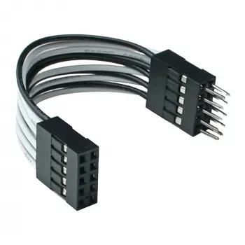 InLine vidinis USB ilgintuvas 2x 5 kontaktų kištukas / lizdas, 0,05 m