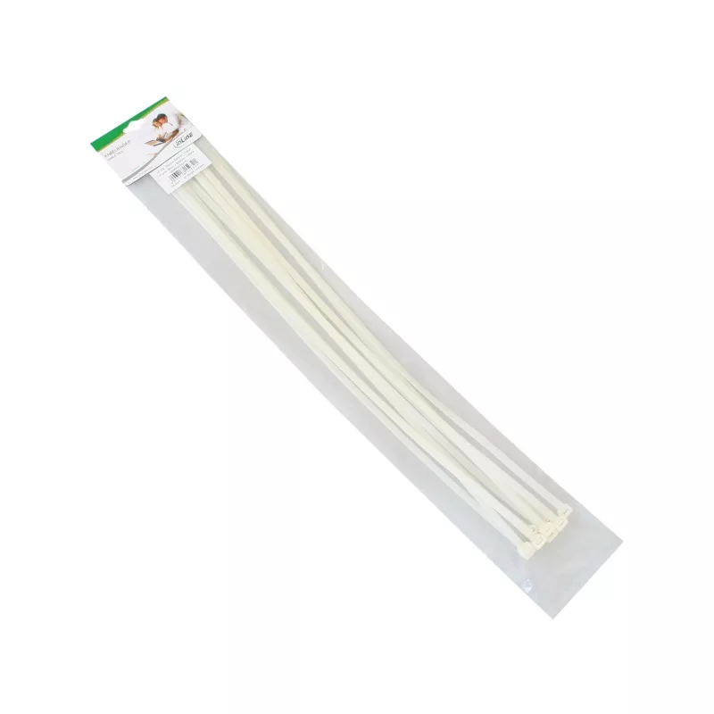 Kabelių raiščiai InLine 650 mm × 9 mm, tempimo stipris 778,6 N, temperatūra -20–85 °C, pakuotė 10 vnt.