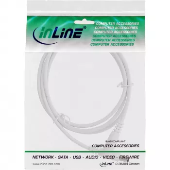 InLine DC ilginimo laidas, DC kištukas/lizdas 5.5x2.1 mm, baltas, 0,5 m