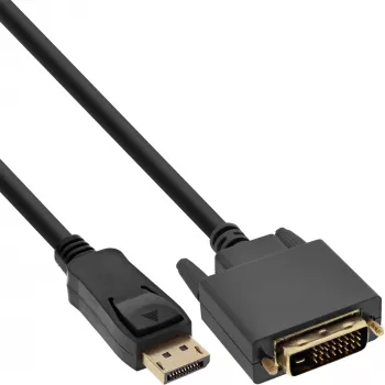 InLine DisplayPort į DVI keitiklio laidas, juodas, 5 m