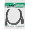 InLine maitinimo adapterio laidas, IEC-60320 C14 į C19, 3x1,5 mm², maks. 10 A, 1 m