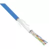 InLine Patch Laidas SF/UTP Cat.5e AWG26 CCA PVC mėlynas 100 m