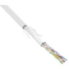 InLine Patch Laidas SF/UTP Cat.5e AWG26 CCA PVC baltas 100 m