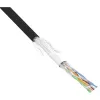 InLine Patch Laidas SF/UTP Cat.5e AWG26 CCA PVC juodas 100 m