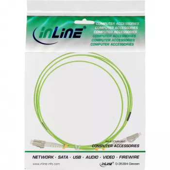 InLine Fiber Optic Duplex Laidas LC/LC 50/125µm OM5 20m