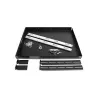 StarTech.com 1U slankioji lentyna serverio stovui, 55 svarų (25 kg), 55 cm gylio plieninis ištraukiamas stalčius 19 colių AV, tinklo įrangos stovui