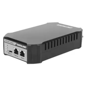 Intellinet 10G PoE++ įpurškiklis vienas 95 W prievadas, IEEE 802.3bt (4PPoE), metalinis korpusas, montavimas ant sienos