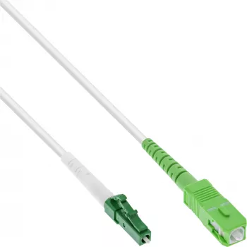 InLine Fiber Optic Simplex kabelis, FTTH, LC/APC8° į SC/APC8° 9/125µm OS2 0,5m