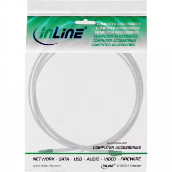 InLine Fiber Optical Simplex kabelis, FTTH, LC/APC8° į LC/APC8° 9/125µm OS2 50m