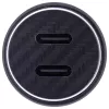 InLine 31502Y automobilinis USB-C įkroviklis su Power Delivery, 2x USB-C, juodas