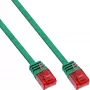 InLine Flat Ultraslim Patch kabelis U/UTP Cat.6 Gigabit paruoštas žalias 5m