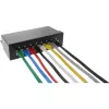 InLine Flat Patch Laidas U/UTP Cat.6 Gigabit paruoštas juodas 15 m