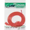 InLine Flat Ultraslim Patch Cable U/UTP Cat.6 Gigabit ready raudonas 0,5 m