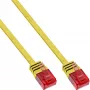InLine Flat Ultraslim Patch Cable U/UTP Cat.6 Gigabit ready geltonas 10m