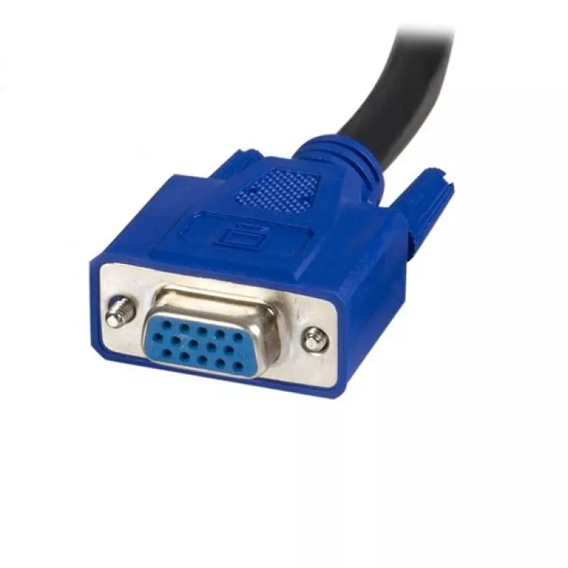 StarTech.com 2-in-1 USB KVM kabelis, 1,8 m, VGA, juodas