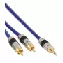 InLine garso laidas Premium 2x RCA kištukas / 3,5 mm kištukas, paauksuotas, 7 m