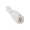 InLine Twist-Stop telefono ragelio adapteris 4P4C patinas / patelė, InLine 18890L