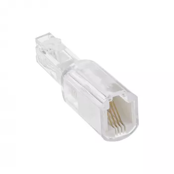 InLine Twist-Stop telefono ragelio adapteris 4P4C patinas / patelė, InLine 18890L
