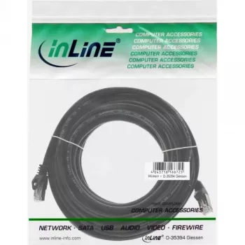 InLine Patch Laidas SF/UTP Cat.5e juodas 25m