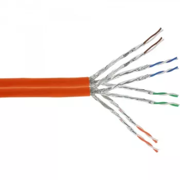 InLine montavimo kabelis Duplex S/FTP PiMF Cat.7a AWG23 1200MHz, LSOH, 50m
