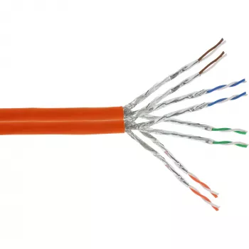 InLine montavimo kabelis Duplex S/FTP PiMF Cat.7a AWG23 1200MHz, LSOH, 300 m