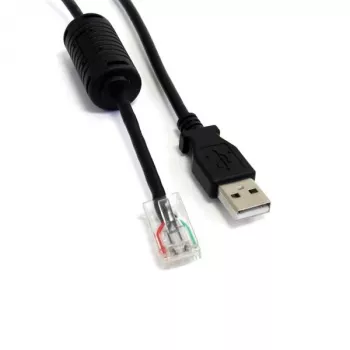 StarTech.com 6 pėdų (1,83 m) išmanusis UPS keitimo USB kabelis AP9827, USB A, vyriškas/vyriškas, juodas