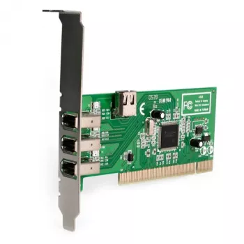 StarTech.com 4 prievadų PCI 1394a FireWire adapterio plokštė – 3 išoriniai, 1 vidinis