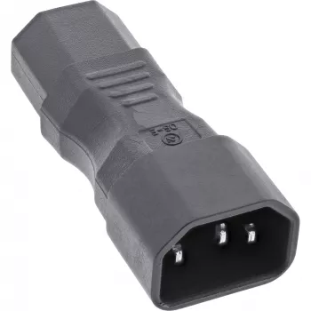 InLine maitinimo adapteris IEC 60320 C14 / C13, 3 kontaktų, šalto prietaiso įrenginiams