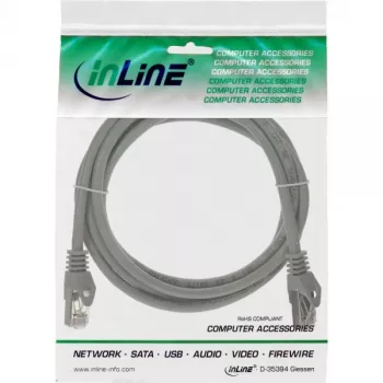 InLine Patch Laidas F/UTP Cat.5e pilkas 1,5 m
