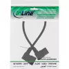 InLine maitinimo laidas C13 / C14, juodas, kampuotas, 3 m