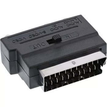 InLine Scart Adapter SCART kištukas / 3x RCA ir S-VHS vaizdo įėjimas / išėjimas