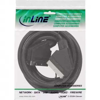 InLine SCART laidas vyriškas / vyriškas 3 m