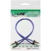 InLine Premium RCA garso laidas 2x RCA kištukas / kištukas auksuotas 3m