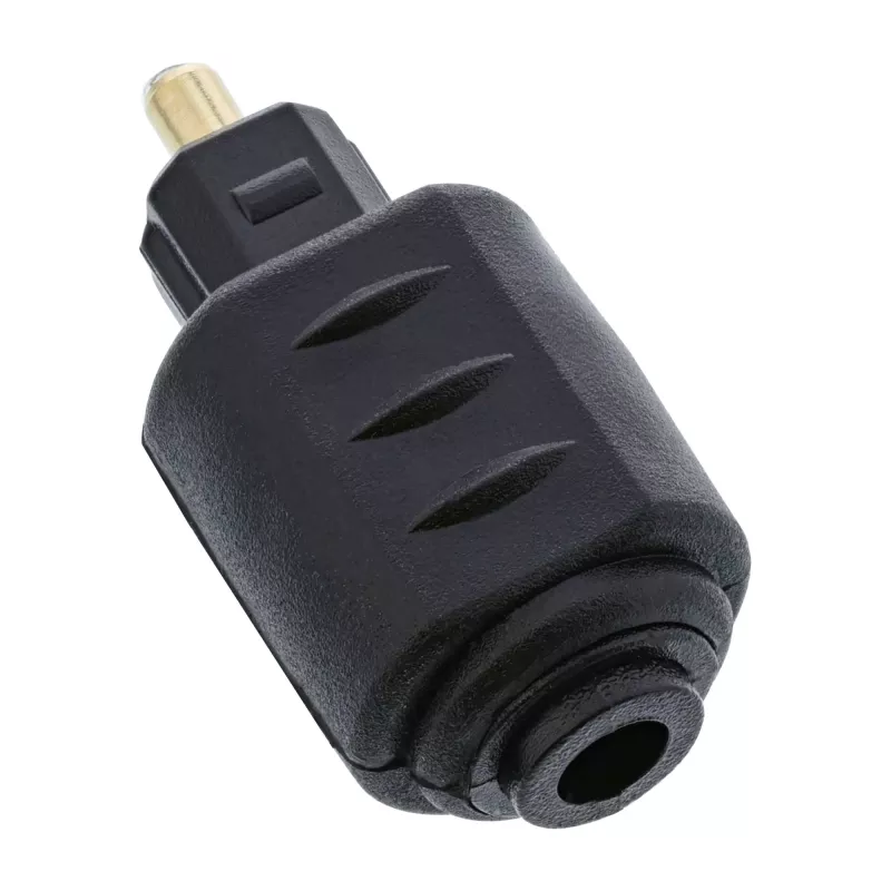 Optinis garso adapteris 3,5mm lizdas / Toslink kištukas InLine 89907