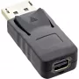InLine DisplayPort adapteris, DisplayPort kištukas / mini DisplayPort lizdas, 4K/60Hz