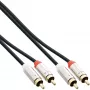 InLine plonas garso laidas 2x RCA M/M, Stereo, 3m