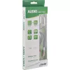 InLine plonas garso kabelis 2x RCA M/M, Stereo, 0,5 m, juodas