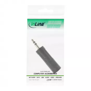 InLine garso adapteris 3,5 mm kištukas / 6,3 mm lizdas