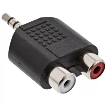 Garso adapteris 3,5mm kištukas / 2x RCA lizdai InLine 99302