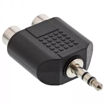 Garso adapteris 3,5mm kištukas / 2x RCA lizdai InLine 99302