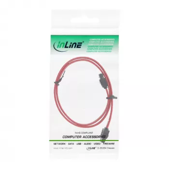 InLine SATA kabelis su užraktu 0,5 m (150/300/600 S-ATA)