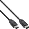 InLine FireWire 400 1394 laidas 6 kontaktų kištukas / kištukas 1,8 m