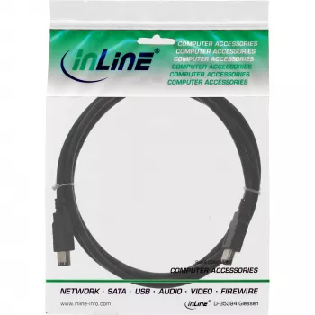 InLine FireWire 400 1394 laidas 6 kontaktų kištukas / kištukas 1,8 m