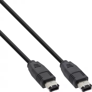 InLine FireWire 400 1394 laidas 6 kontaktų kištukas / kištukas 3 m