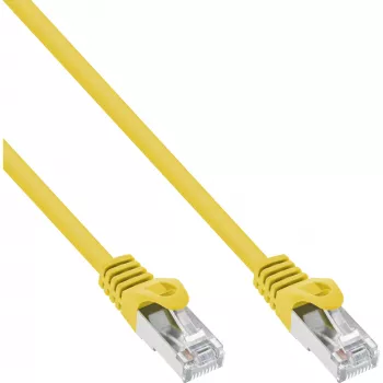 InLine Patch Laidas F/UTP Cat.5e geltonas 10m