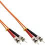 InLine šviesolaidinis dvipusis kabelis ST/ST 50/125µm OM2 2m